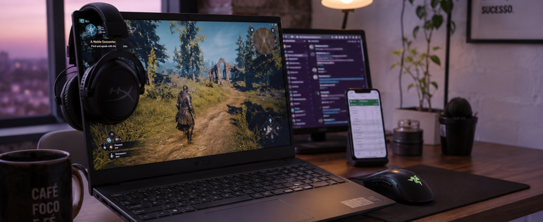 NOTEBOOK PARA TRABALHAR E JOGAR: DÁ PRA TER OS DOIS EM UM SÓ?